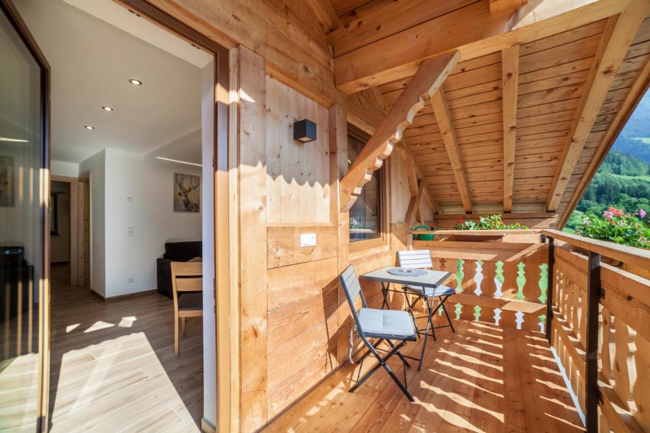 Innergasserhof Ferienwohnung Enzian San Martino in Passiria Exterior foto