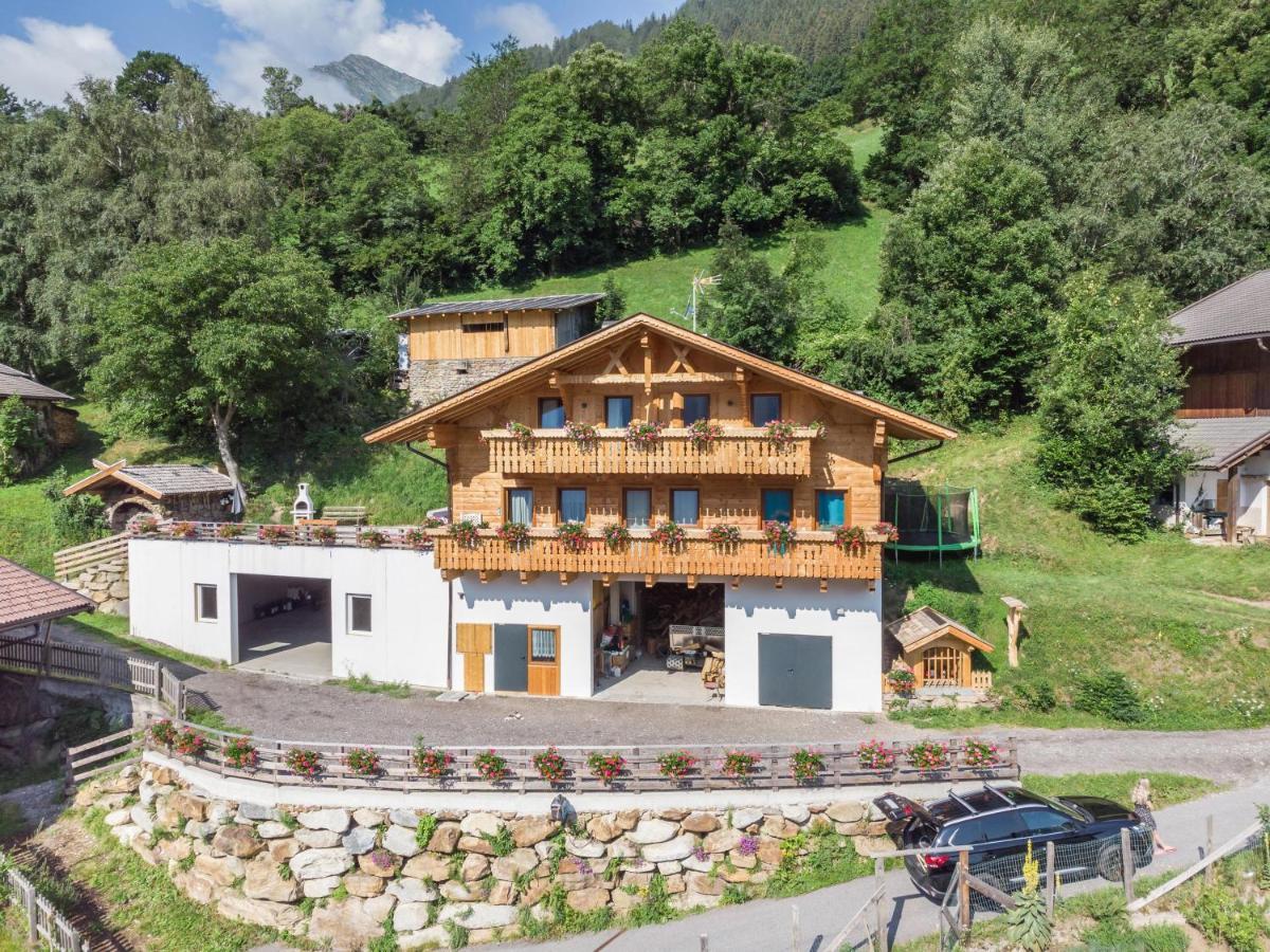 Innergasserhof Ferienwohnung Enzian San Martino in Passiria Exterior foto